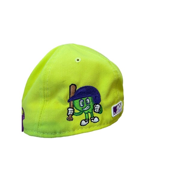 New Era Boston Red Sox Cap - Hat Big League Chew Swingin' Sour Apple Size 7 3/8 - Picture 2 of 8